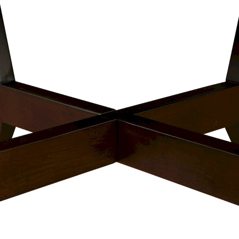 Round Wood Coffee Table — Mid-Century Farmhouse Style