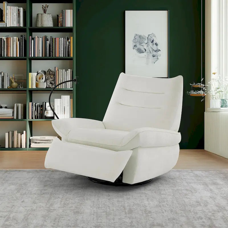 Power Recliner with Swivel, Glider & Wireless Charging