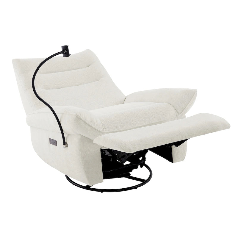 Power Recliner with Swivel, Glider & Wireless Charging