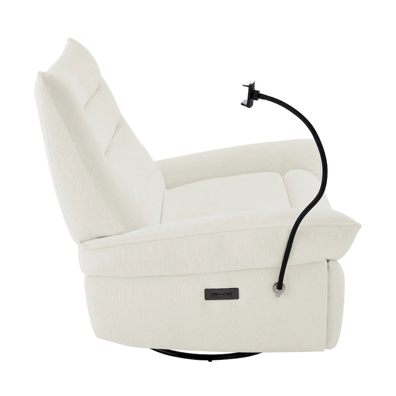 Power Recliner with Swivel, Glider & Wireless Charging