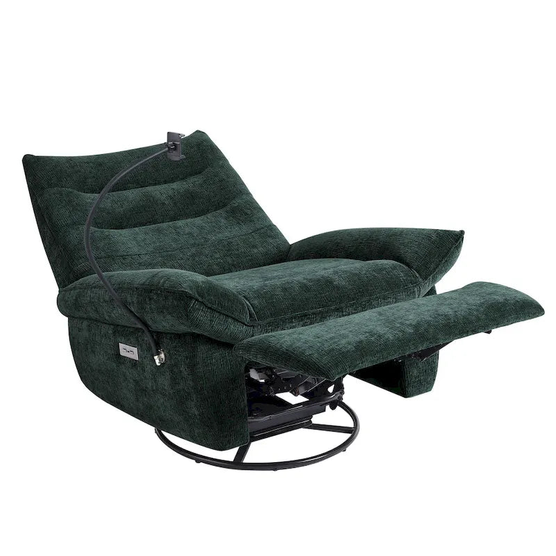 Power Recliner with Swivel, Glider & Wireless Charging