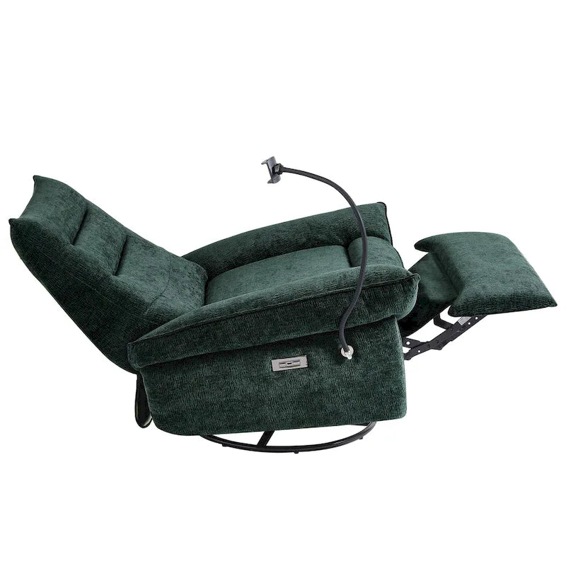 Power Recliner with Swivel, Glider & Wireless Charging