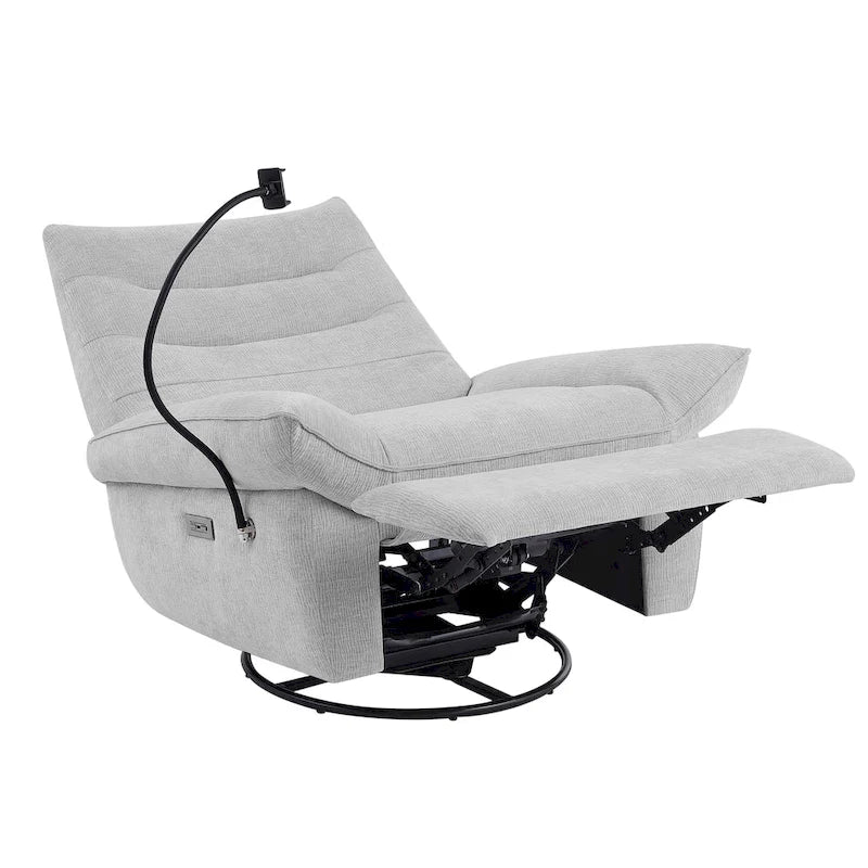 Power Recliner with Swivel, Glider & Wireless Charging