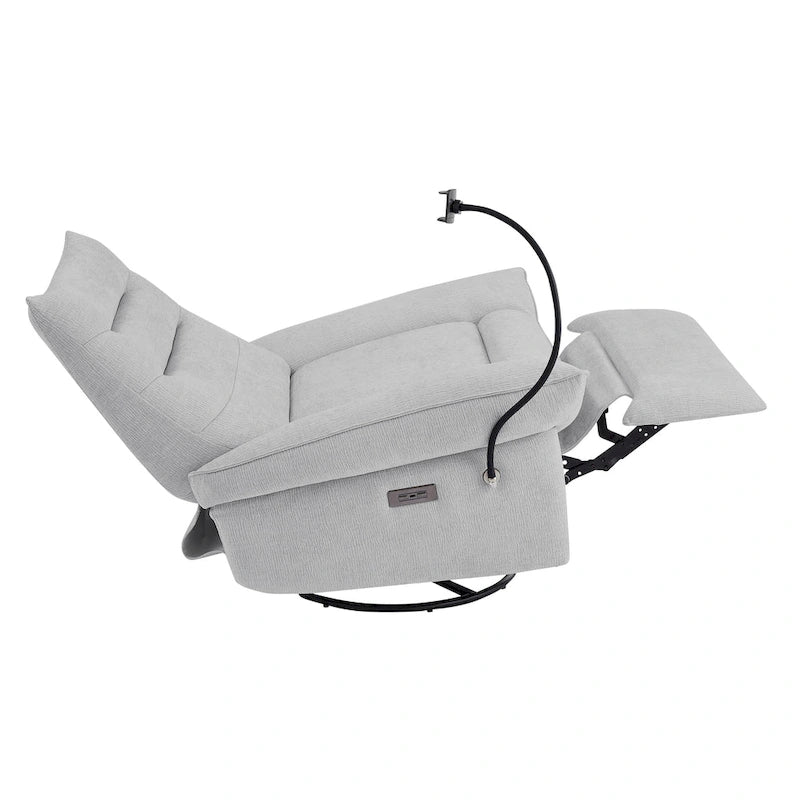 Power Recliner with Swivel, Glider & Wireless Charging