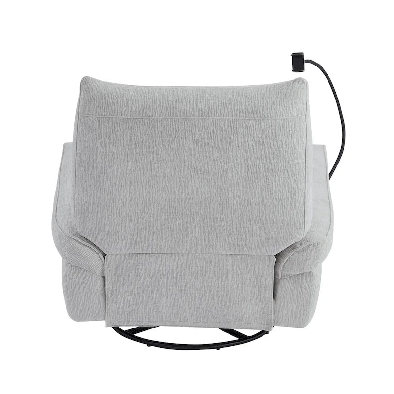 Power Recliner with Swivel, Glider & Wireless Charging