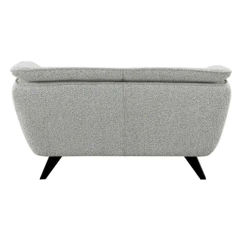 Boucle Loveseat with Pocket Coil Cushions