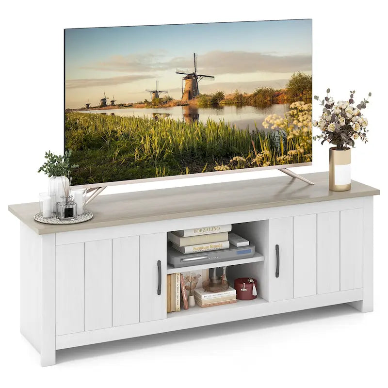 Farmhouse TV Stand for TVs up to 65"