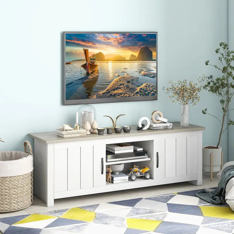 Farmhouse TV Stand for TVs up to 65"
