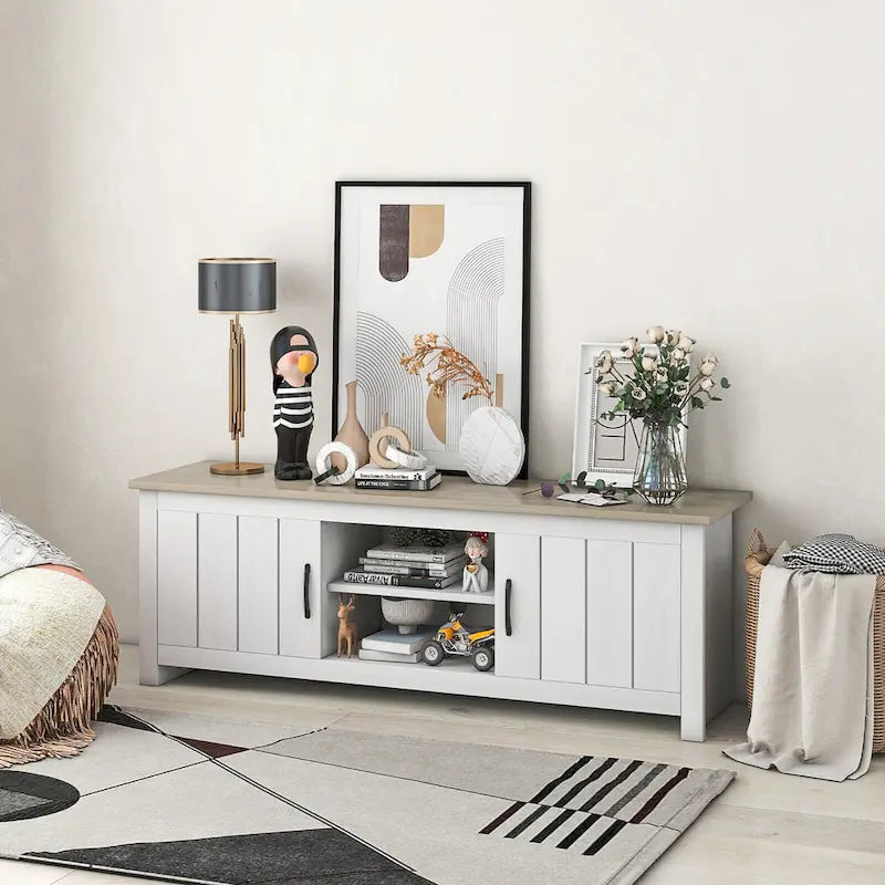 Farmhouse TV Stand for TVs up to 65"