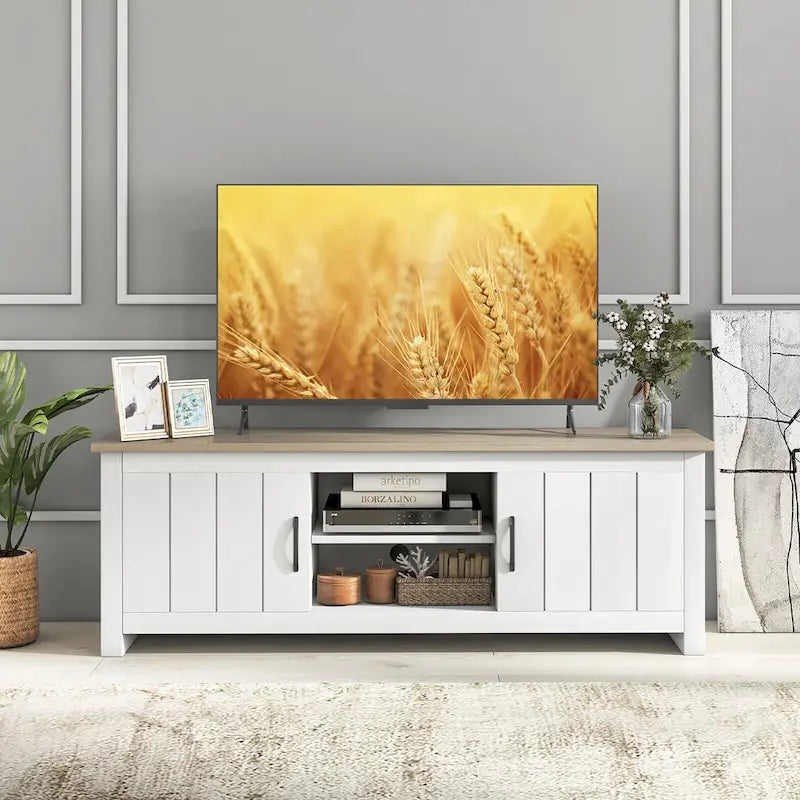 Farmhouse TV Stand for TVs up to 65"