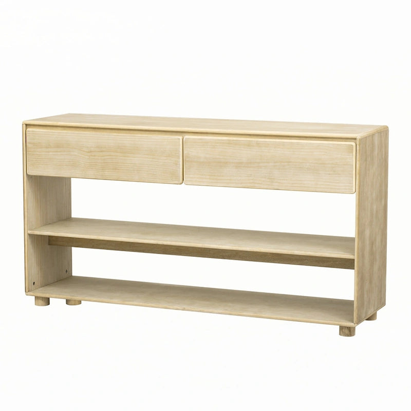 Console Table with 2 Drawers & 2 Shelves
