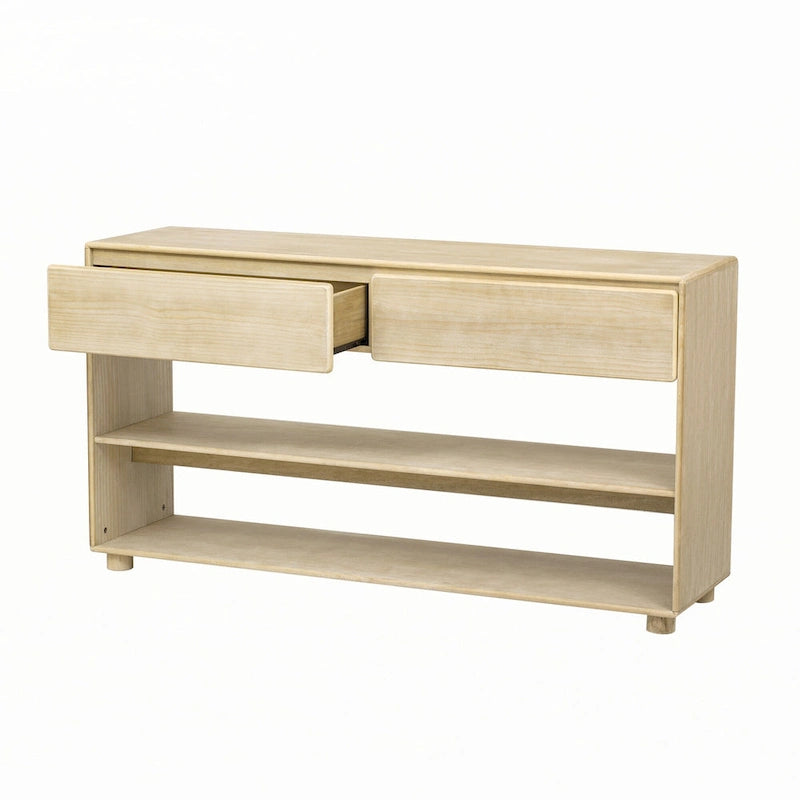 Console Table with 2 Drawers & 2 Shelves