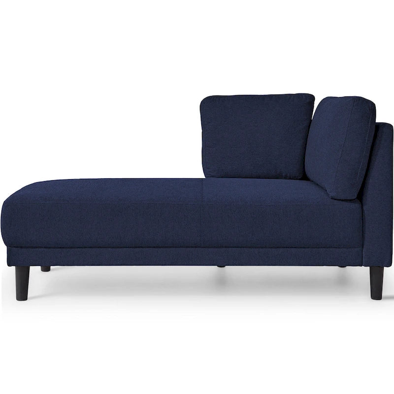 65 Linen Corner Chaise Lounge