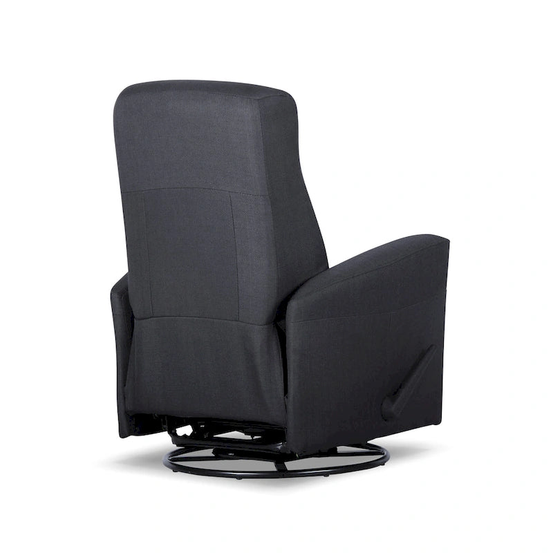 Swivel Glider Recliner Chair with Full Chaise Pad