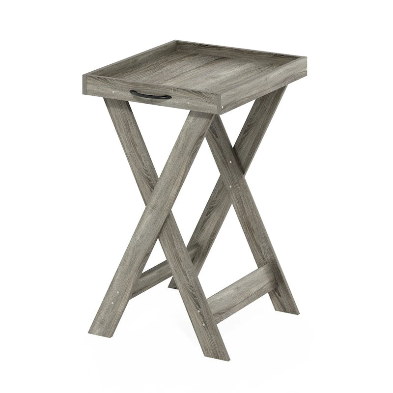 Side Table with Removable Serving Tray Top