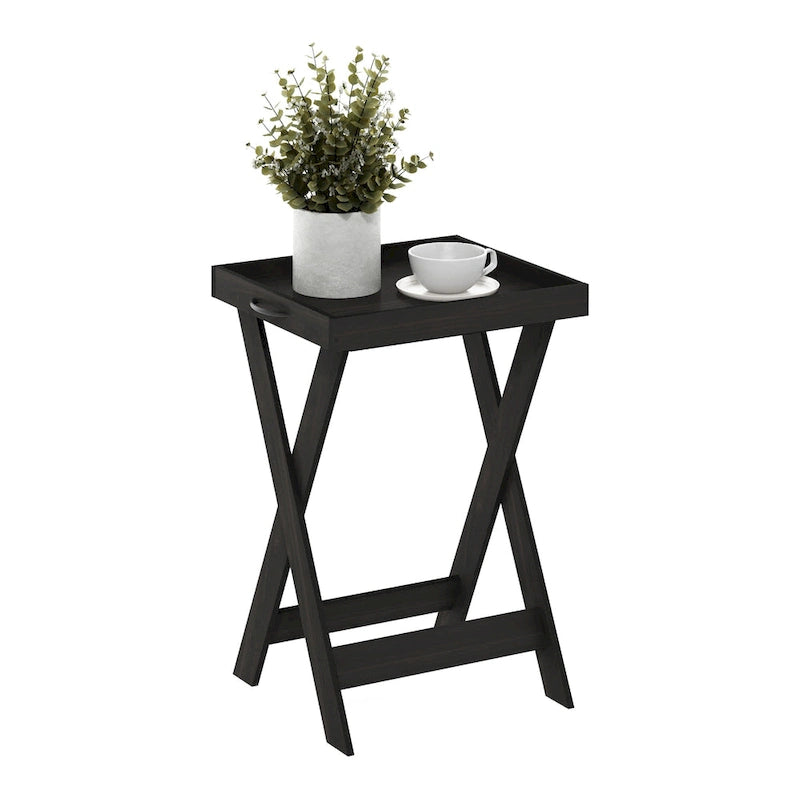Side Table with Removable Serving Tray Top