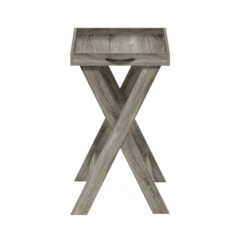 Side Table with Removable Serving Tray Top
