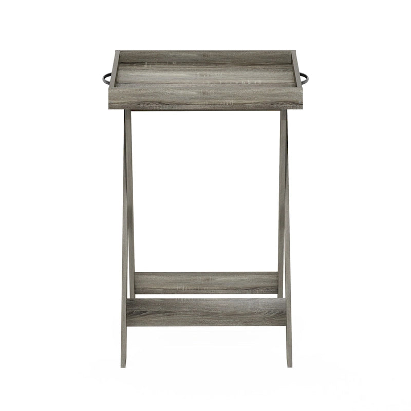 Side Table with Removable Serving Tray Top