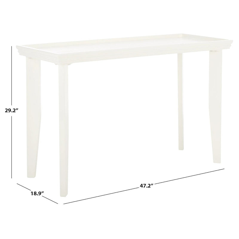 Console Table with Curved Legs