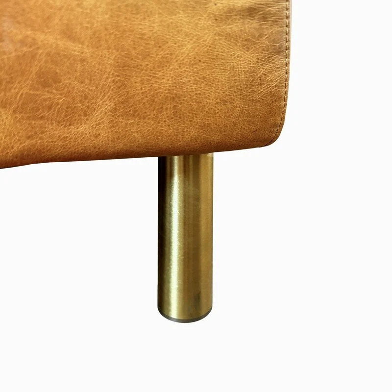 Genuine Leather Minimalist Sofa