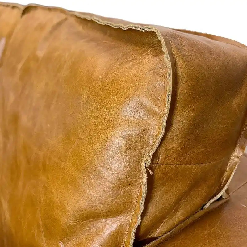 Genuine Leather Minimalist Sofa