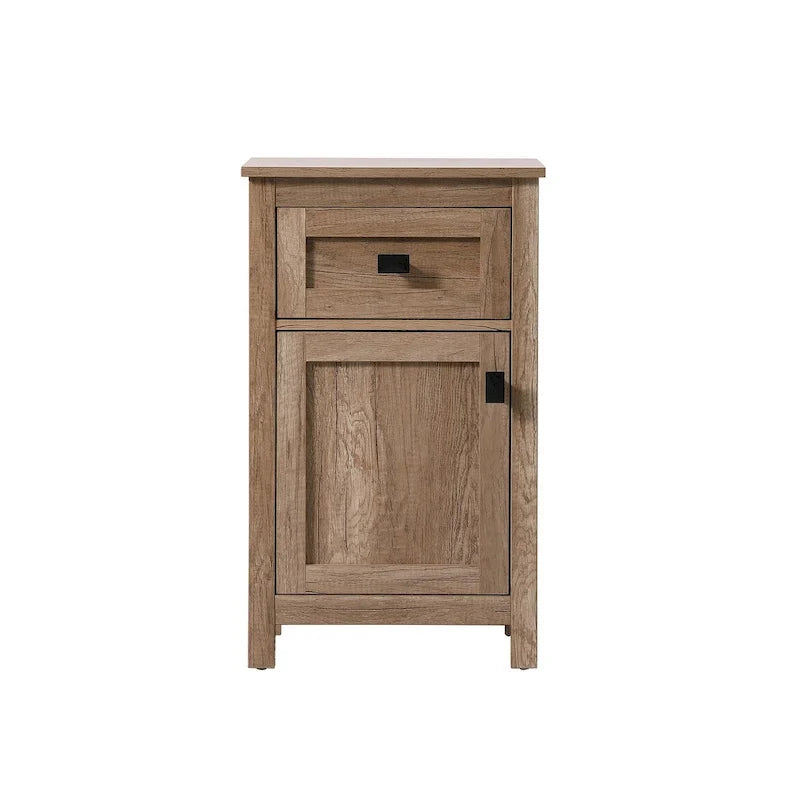 Freestanding Bathroom Storage Cabinet with Drawer & Soft-Close Door