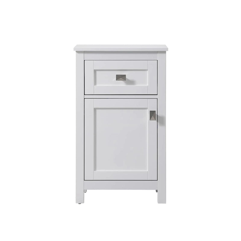 Freestanding Bathroom Storage Cabinet with Drawer & Soft-Close Door