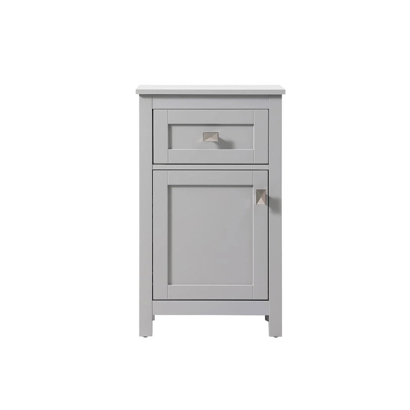 Freestanding Bathroom Storage Cabinet with Drawer & Soft-Close Door