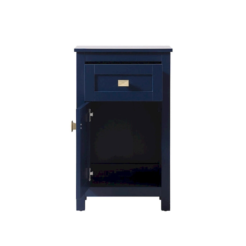 Freestanding Bathroom Storage Cabinet with Drawer & Soft-Close Door
