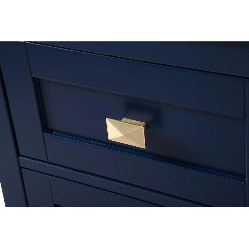 Freestanding Bathroom Storage Cabinet with Drawer & Soft-Close Door