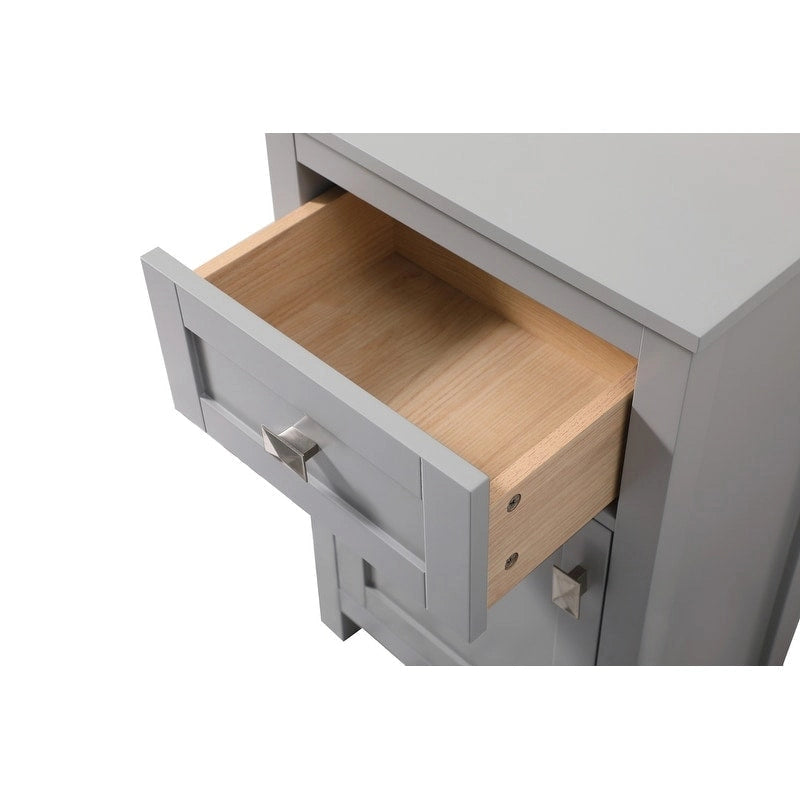 Freestanding Bathroom Storage Cabinet with Drawer & Soft-Close Door