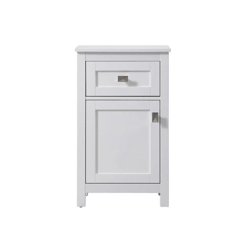 Freestanding Bathroom Storage Cabinet with Drawer & Soft-Close Door