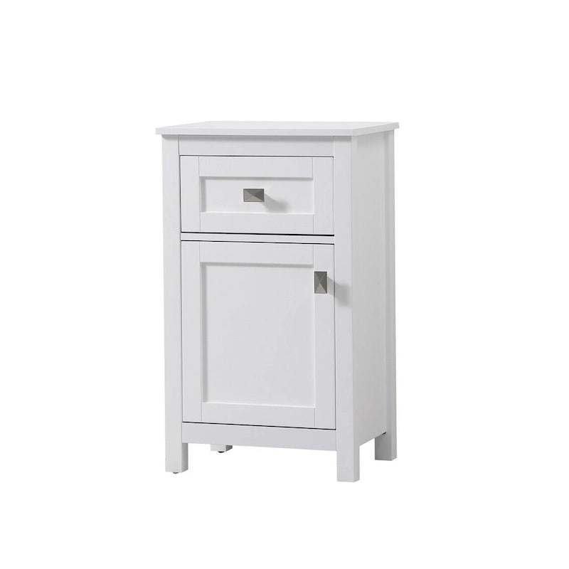 Freestanding Bathroom Storage Cabinet with Drawer & Soft-Close Door