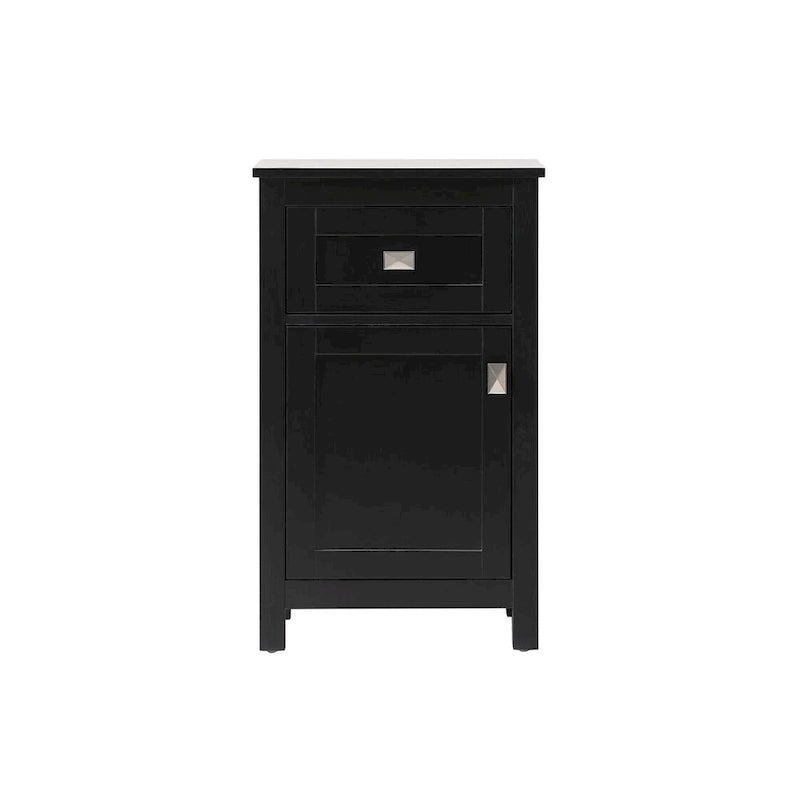 Freestanding Bathroom Storage Cabinet with Drawer & Soft-Close Door