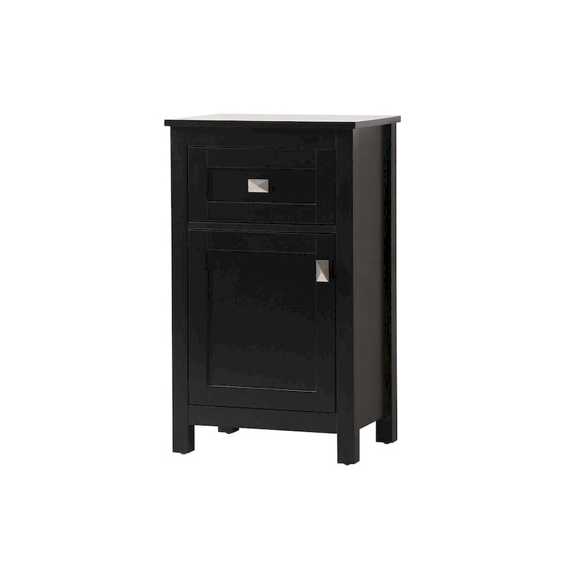 Freestanding Bathroom Storage Cabinet with Drawer & Soft-Close Door