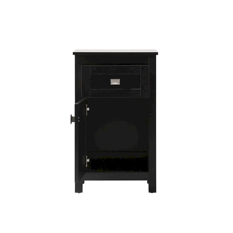 Freestanding Bathroom Storage Cabinet with Drawer & Soft-Close Door