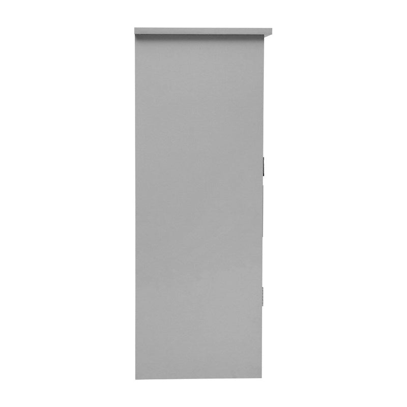 Freestanding Bathroom Storage Cabinet with Open Shelf & Magnetic-Close Doors